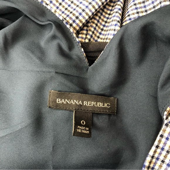 Banana Republic Dress Plaid Zip up - Picture 7 of 11